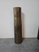 Grande douille / obus en laiton 53 cm – déco industrielle – militaria – vintage