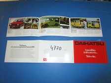N°4770  : dépliant DAIHATSU