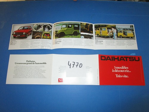 4770 dépliant daihatsu - :,