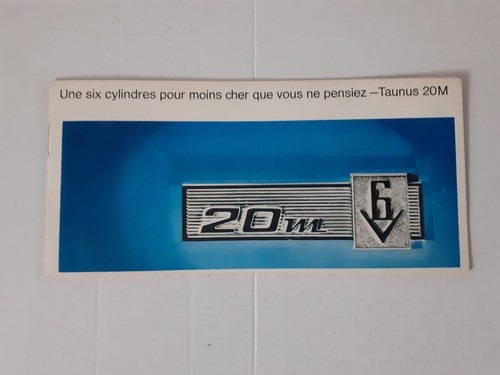 Catalogue brochure ford taunus - catalogue,