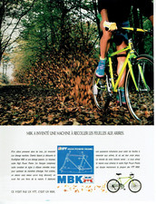1991 Advertising 0523 MBK Rockfighter High Power Frame Bike Advertising