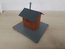 0 SCALE MODEL DIORAMA DECOR. SITE SHED HUT WITH LIGHTING 