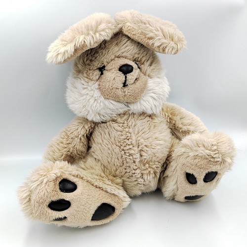 Peluche lapin beige - , blanc