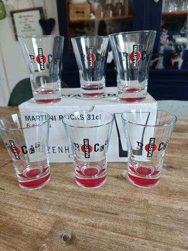Lot verres martini - martini, rock's