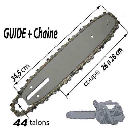 Guide chaine 28 - guide, +