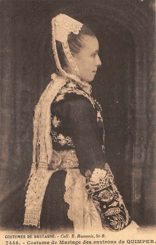 Old postcard costume - , of