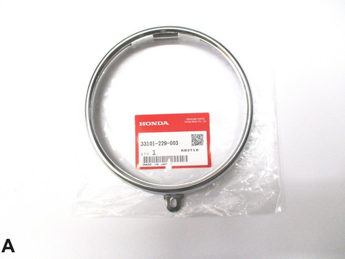 Bague chromée phare - , lampe