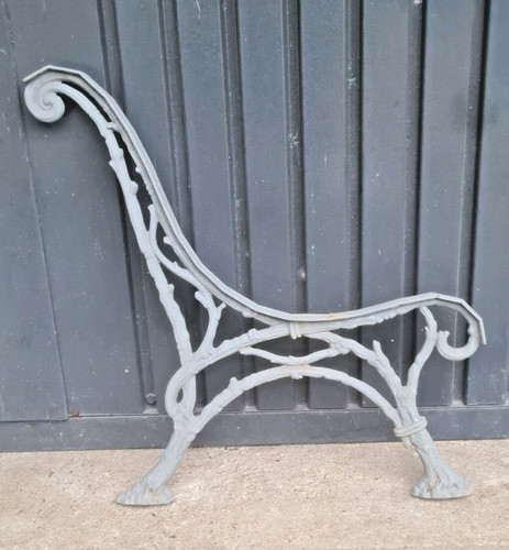 Banc jardin ancien pieds - ancien, 2