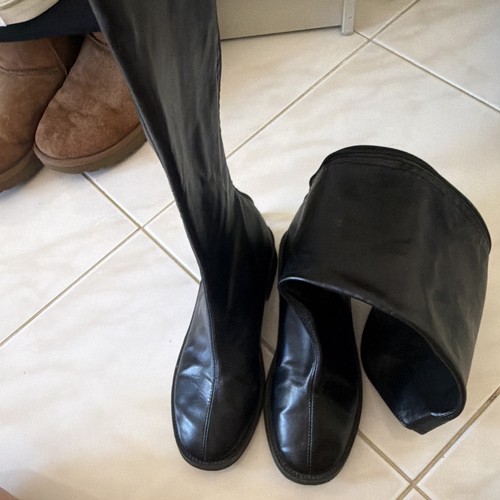 Bottes cavalières femme cuir - cavalières,