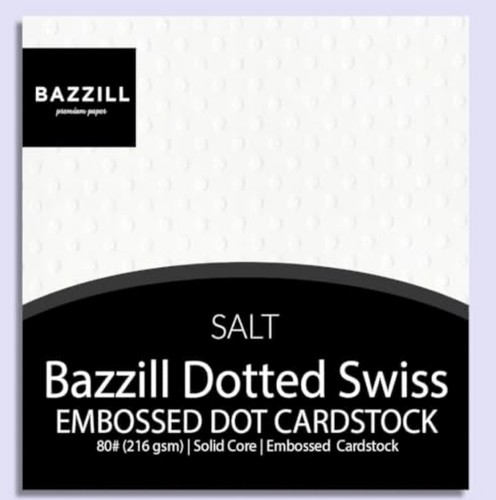 Bazzill dotted swiss - dotted, cardstock