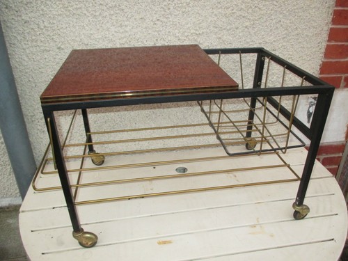 Table porte revue vinyl - ,