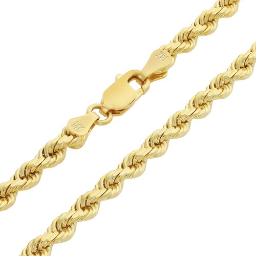 Collier chaîne jaune - collier, en