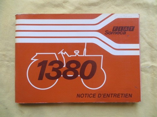 Tracteur fiat 1380 notice - tracteur,