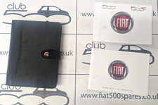 Fiat 500 Owners Manual & Service Book 2015 Onwards