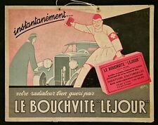 RARE advertising box Radiators Automobiles Le Bouchvite LEJOUR