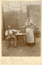 France, Auguste Bacquet, Claire Barrois Farmers Costume Vintage Citrate Print