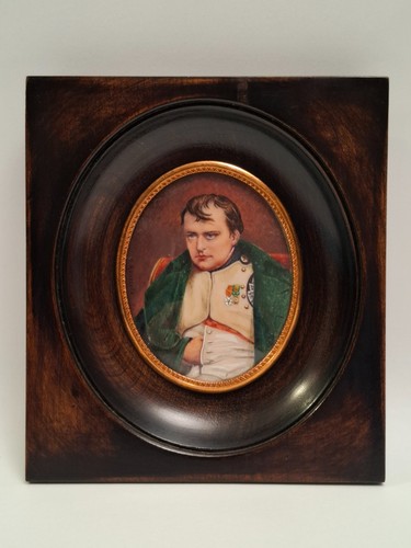Peinture miniature napoleon - peinture,