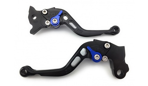 Paire leviers courts noir bleu - noir,