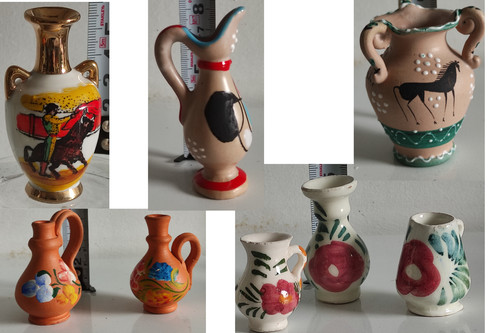 Lot miniature mini vase broc - lot,