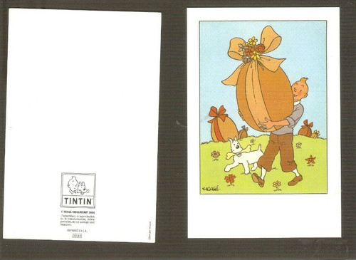 Herge carte tintin - ,