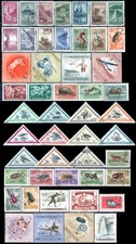 HONGRIE/HUNGARY/MAGYAR "Air post" 49 Timbres/stamps  (1947-1957)  Obl/Used