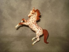 Breyer CM Glossy Decorator Red Leopard Appaloosa Rearing Arabian Stablemate