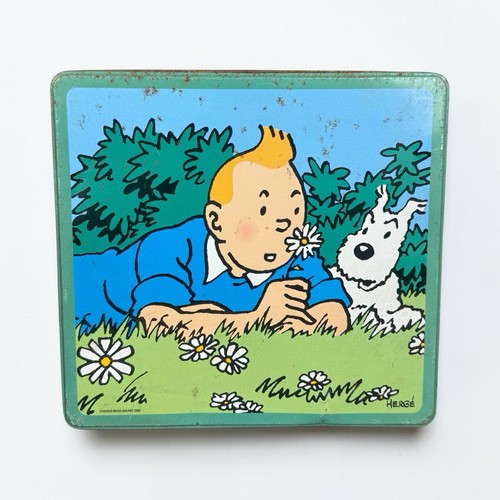 Boîte métal tintin - boîte, milou