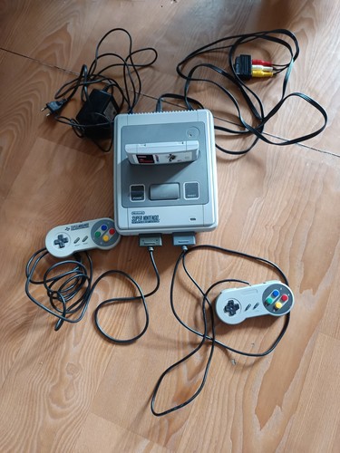 Console nintendo snes super - console,