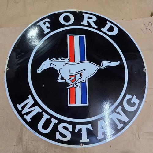 Ford mustang porcelaine - ford,