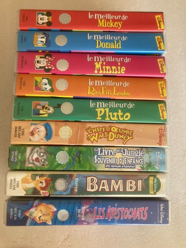 Lot cassette vhs walt disney - 9,