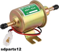 Pompe a Carburant Universelle électrique 12V 0.5 Bar Essence et Diesel Moto Auto