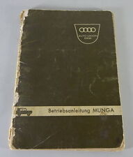 Operating Instructions/Manual DKW Munga 0.25 T GL/1000 Status 01/1963