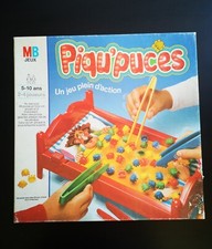 Vintage 1985 Jeu De Société PIQU'PUCES Par MB Jeux Complet Fonctionnel