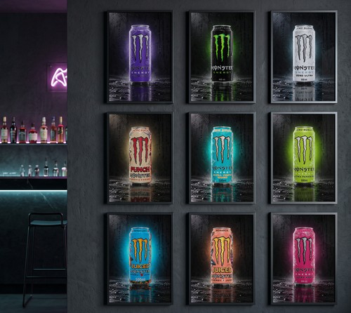 Lot monster energy - lot, 9