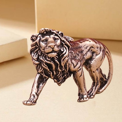Statue lion laiton - statue, en