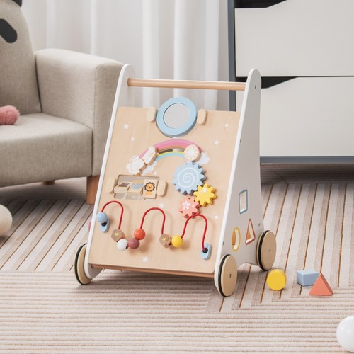 Trotteur bois pour bébé - bois,