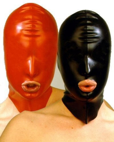 Cagoule latex masque in - en,