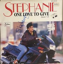 Princess Stephanie of Monaco Signed 33 Rpm Autograph (One Love To)