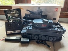 HENGLONG WWII GERMAN TIGER TANK I RC CONTROL TANK Runs Great!