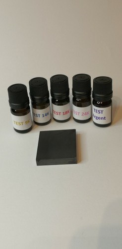 Kit réactif acide - test, or