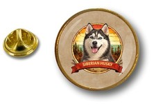 Pins pin's badge rond  chien