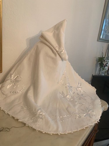 Burnous anci6l lainage brodé - anci6l,