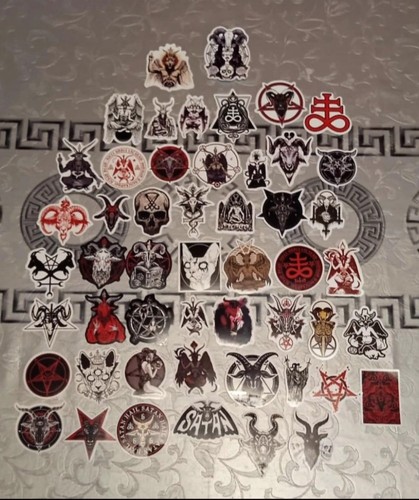 Stickers autocollant baphomet