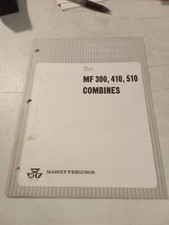  1965 Massey Ferguson Mf 300, 410, 510 Combines Assembly & Instructions