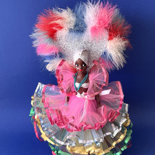 Poupée vintage brésilienne souvenir Carnaval de Rio de Janeiro Brésil