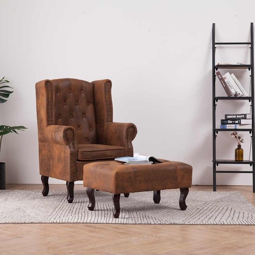 Fauteuil repose pied - repose-pied, cuir