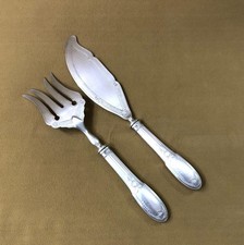 PUIFORCAT fish serving cover EMPIRE model SWAN SILVER MINERVA