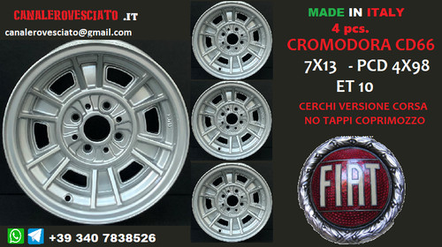 Jantes fiat 124 128 - 4,