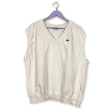 Gilet Lacoste Vintage Blanc