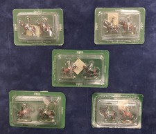 Lot Of 5 Boxes Of 2 Lead Soldiers, Del Prado, The Battle Of Austerlitz